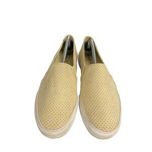 Keds Womens dream foam Size 8.5 Perforated Yellow Slip-On Sneakers shoes